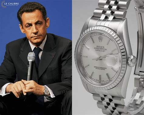 si t'as pas une rolex sarkozy|sarkozy's Rolex.